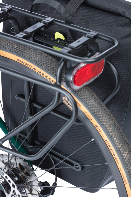 Taske BASIL NAVIGATOR WATERPROOF Sort Single Pannier  32x15x37cm 25-31L